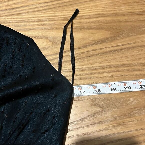 Jones New York Dress Womens 4 Silk Mesh Lined Beaded Whimsygoth Fairy Grunge - Picture 15 of 16